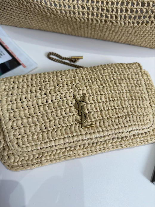 YL编织拉菲草金icare 购物袋 商品图6