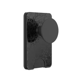 【黑夜浪漫】黑夜蕾丝·MagSafe卡包 Wallet卡包 Wallet of Magsafe磁吸卡包系列 黑色 植物花卉