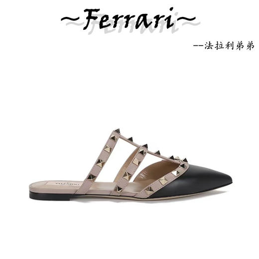 华伦*奴  尖头平底休闲拖鞋 商品图0