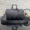 驴家M22765 全皮黑压花 花旅行包35KEEPALL BANDOULIÈRE 35 商品缩略图1
