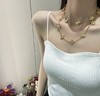 梵克**宝 20花镭射金项链，多种佩戴方式FD058#18K 商品缩略图0