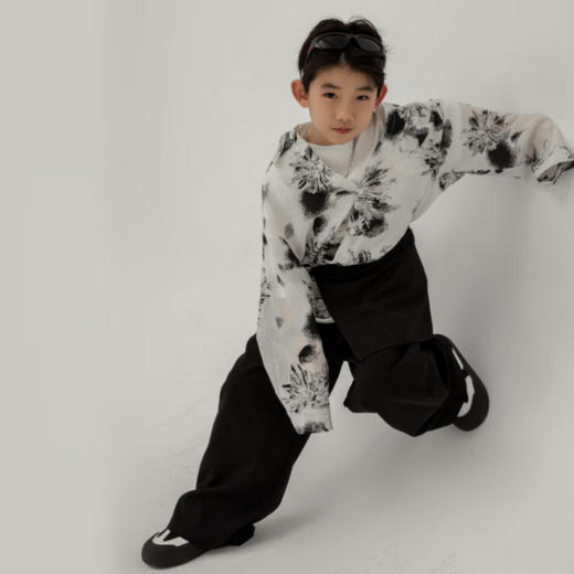 【儿童长袖轻薄衬衣】男童衬衫2024春款微透洋气开衫可做防晒 商品图2