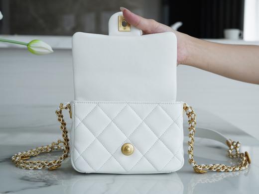 香奶奶  22A 高级手工坊金币口盖包 方胖子 正品皮 商品图7