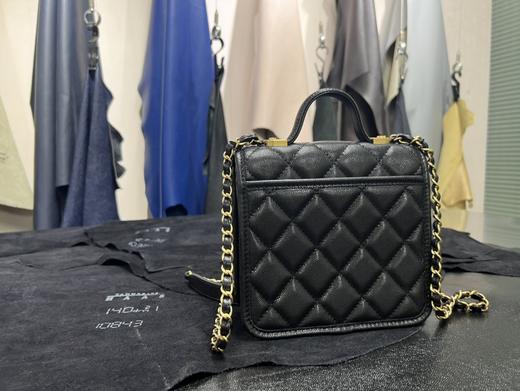 香奶奶 k 邮差豆腐包 黑金 正品皮 商品图2