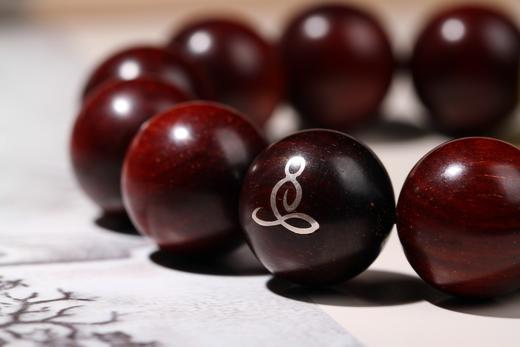 XYZT0227°印度小叶紫檀多星手串·1.8*12 商品图3