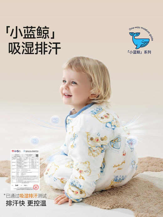 贝肽斯【肽柔】睡袋婴儿春秋冬款恒温分腿宝宝防踢被儿童四季通用 商品图2