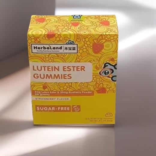 禾宝蓝叶黄素酯无糖高纤软糖 66g/盒 商品图0