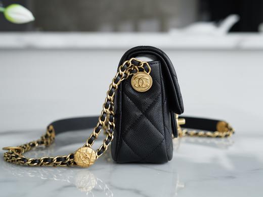 香奶奶  22A 高级手工坊金币口盖包 方胖子 正品皮 商品图3