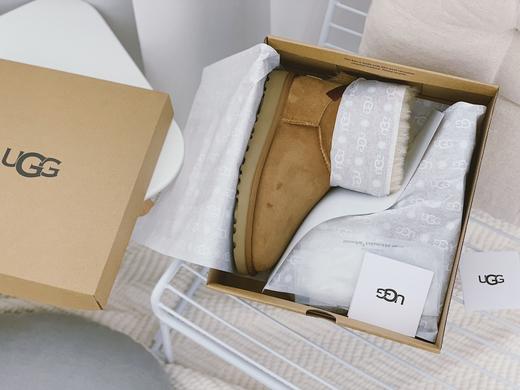 UGG 2021冬季新款女士貂毛丝带蝴蝶结雪地靴 商品图4