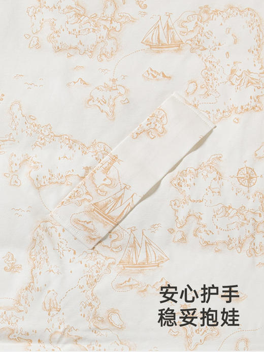 英氏新生婴儿包被纯棉a类秋冬夹棉抱被宝宝包单秋季YEBAJ0Q013A YEBAJ0Q014A 商品图3