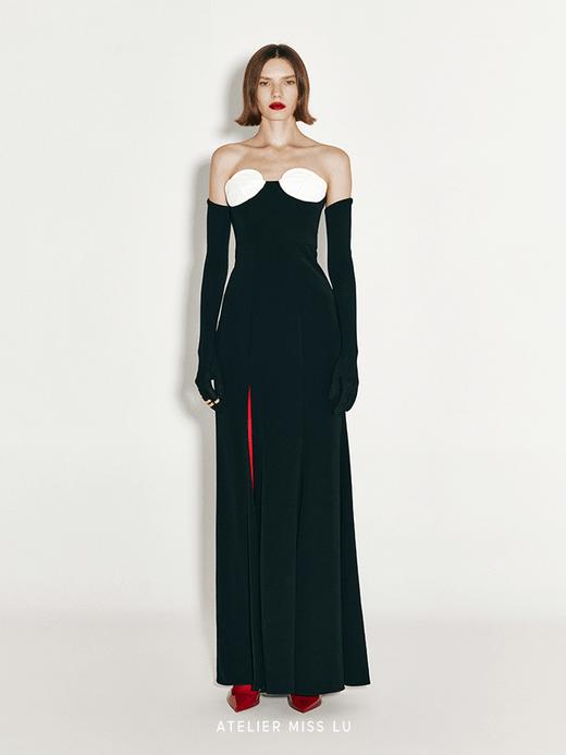 【柔风飞羽】肌理面料造型长手套 商品图2