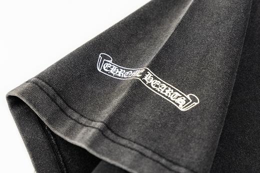 CH克家渐变十字架烫钻水洗做旧复古圆领短袖！ 商品图12