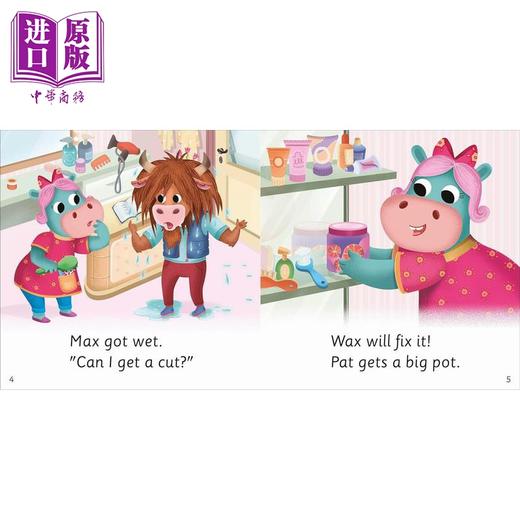 【中商原版】DK丹和贝尔的拼读故事DK Super Phonics My First Decodable Stories Haircut Hippos英文原版 儿童自然拼读 亲子 商品图4