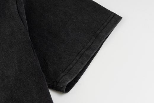 CH克家马蹄梵文螺丝钻水洗做旧复古圆领短袖 商品图12