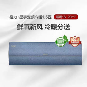 GREE格力 星宇 1.5匹 一级能效 变频冷暖家用空调