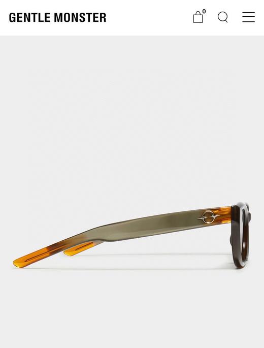 GM墨镜太阳镜 GENTLE MONSTER  BOLD系列 GM新品 MONOCHROME星空系列 凹造型设计  size：54口23-147. 商品图3