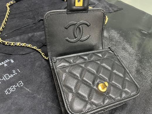 香奶奶 k 邮差豆腐包 黑金 正品皮 商品图5