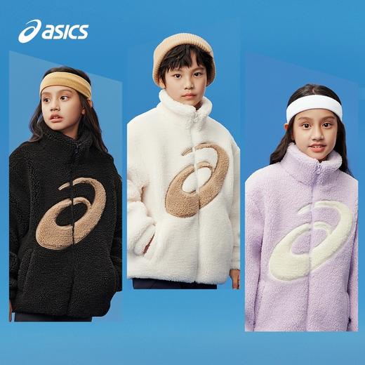Asics/亚瑟士童装羊羔绒保暖外套抗静电加厚款2024年秋冬新品外衣 商品图4