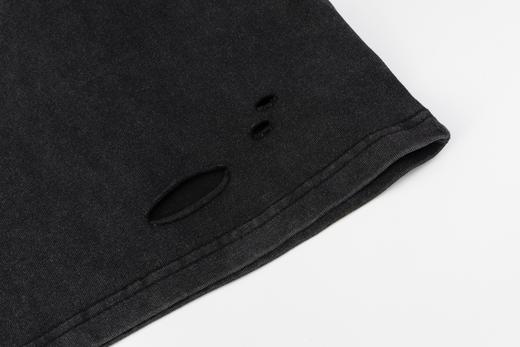 CH克家梵文字母破洞水洗短袖T恤！ 商品图7