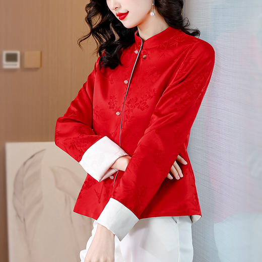 AHM lry6009新中式国风双面穿外套复古小众气质 商品图1