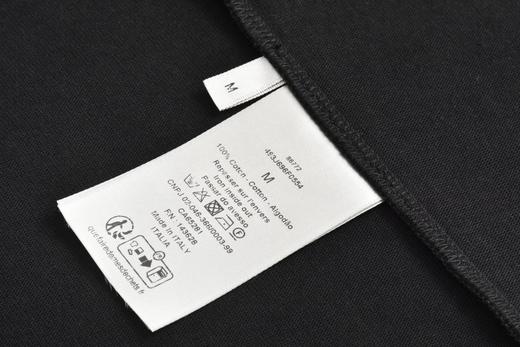 CD 24SS 1947草写植绒印花短袖（黑色） 商品图8