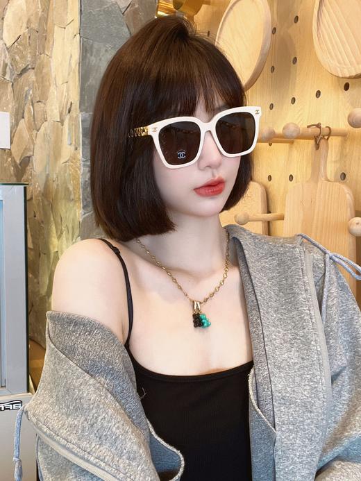 香家  太阳眼镜 网红款太阳镜 型号CH7336小红书推荐大框方形墨镜尺寸：65口20-145 造型神器  上脸效果无敌 商品图7