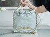 香奶奶Chanel 23A 22Mini bag 雾霾蓝 垃圾袋 商品缩略图0
