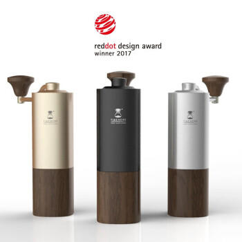 泰摩 栗子G1磨豆机 家用咖啡豆研磨机手动咖啡机 双轴承定位 藏青黑 商品图2