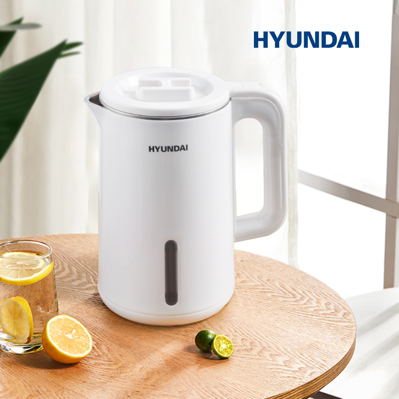 HYUNDAI双层不锈钢电热水壶