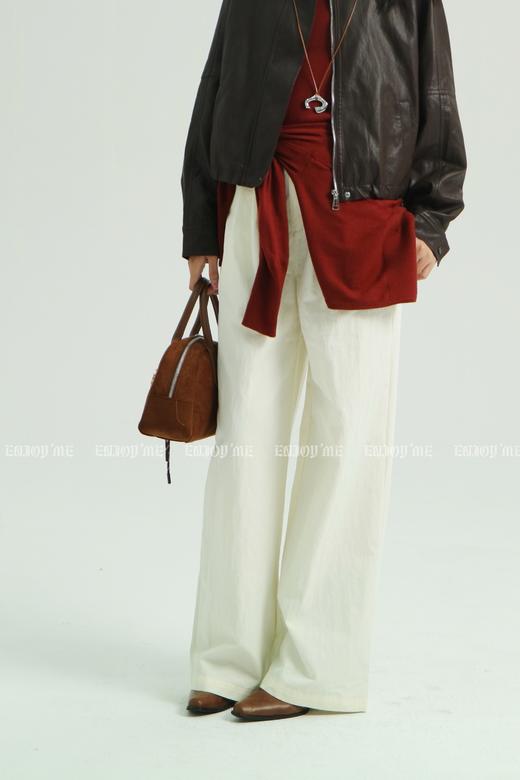 【门店同款】ENJOY秋季less is more韩系简约阔腿裤 159196922 商品图5