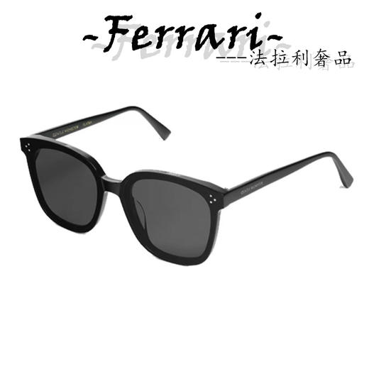 GM Jackbye 墨镜 防晒防紫外线 方形太阳镜 黑色 商品图0