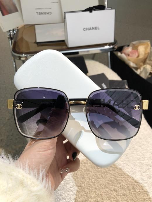 香家 墨镜 太阳眼镜 网红款 型号CH7342小红书推荐大框太阳镜尺寸：59口17-145 造型神器  上脸效果无敌 小脸小姐姐选它没错 商品图3