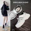 ZHR则则厚底老爹鞋女2024新款榴莲底增高运动休闲鞋百搭小白鞋女 商品缩略图1