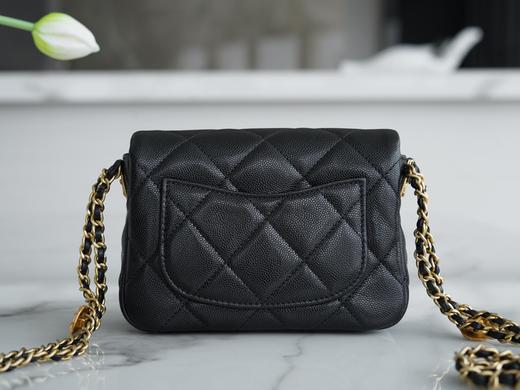 香奶奶  22A 高级手工坊金币口盖包 方胖子 正品皮 商品图2