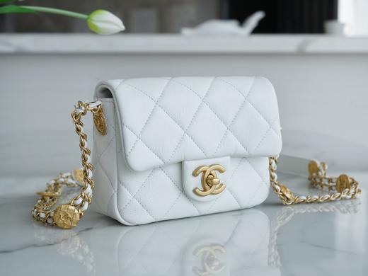 香奶奶  22A 高级手工坊金币口盖包 方胖子 正品皮 商品图1