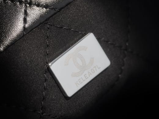 香奶奶    22bag垃圾袋
手袋 黑色银扣 中号 正品尾皮 商品图9