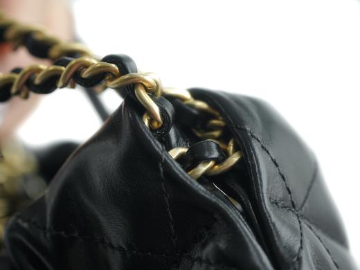 香奶奶Chanel 23S 22Mini bag 黑金 垃圾袋 商品图7