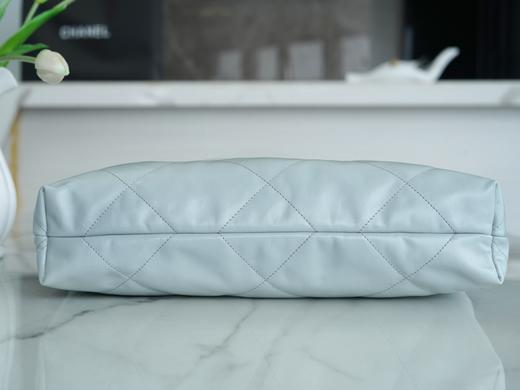 香奶奶 23C 22手袋 正品尾皮 雾霾蓝 中号 垃圾袋 商品图5