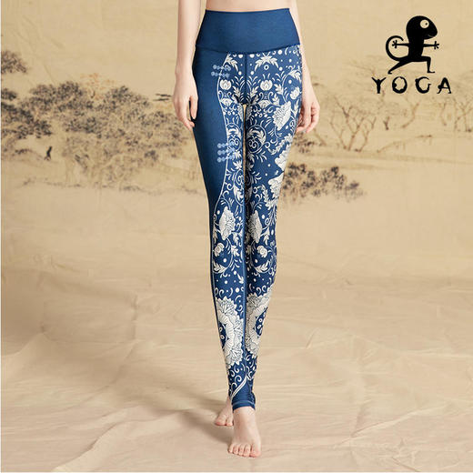 【现货秒发】壁虎瑜伽《大国重器》限量款印花瑜伽12分裤【可定制】（标准码） 商品图8