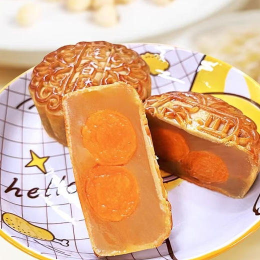 莲香楼 | 双黄白莲蓉月饼162.5g*4粒铁盒装 商品图1