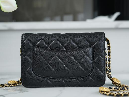 香奶奶Chanel 22A 高级手工坊金币WOC 正品皮 商品图3