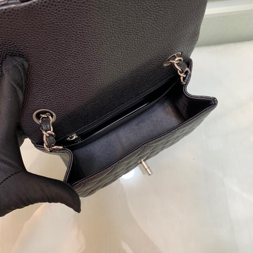 香奶奶方胖子无金属荔枝纹银扣 商品图6