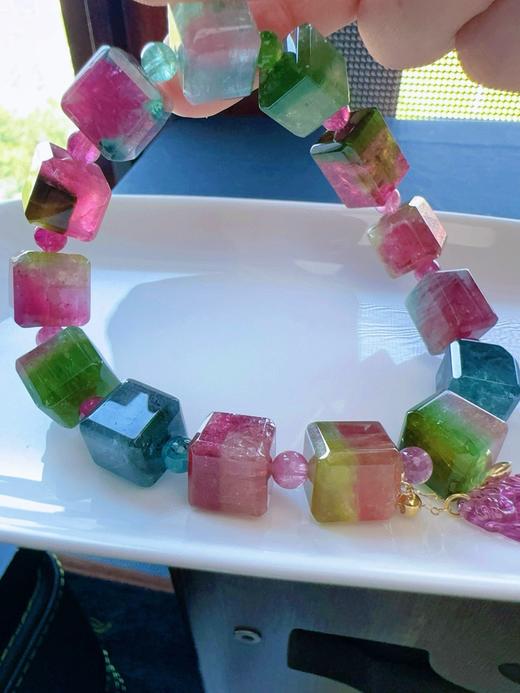 50.7g 原石碧玺手链 商品图1