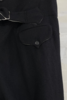 John Alexander Skelton 黑色英制重磅羊毛单褶直筒裤 商品缩略图11