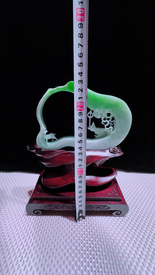 620281翡翠摆件【鹿鹿相伴 鹿鸣蝉音】 商品图1