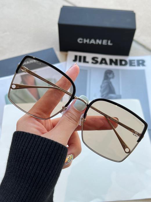 香家   墨镜 太阳眼镜 网红款 型号CH7327 小红书推荐大框墨镜尺寸：58口20-145 造型神器  上脸效果无敌 小脸小姐姐选它没错 商品图5