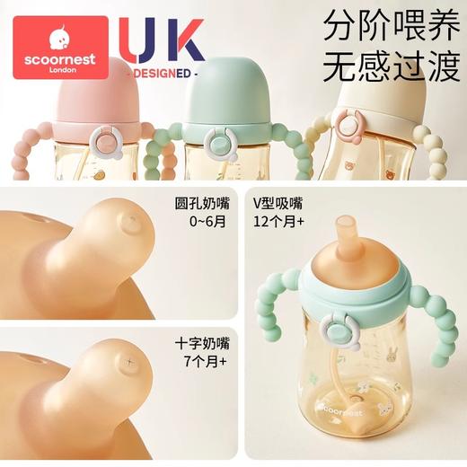 科巢翻盖奶瓶配件【焕新版】ppsu奶瓶硅胶奶嘴0到6个月一1岁以上 商品图4