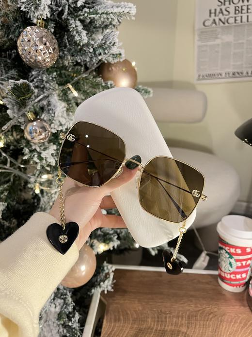 G家 墨镜太阳镜  GG1209小蜜蜂太阳眼镜 尺寸：56-16-145 方框太阳镜 完美品质，独特设计  适合各种脸型 商品图3