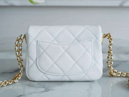 香奶奶  22A 高级手工坊金币口盖包 方胖子 正品皮 商品图3