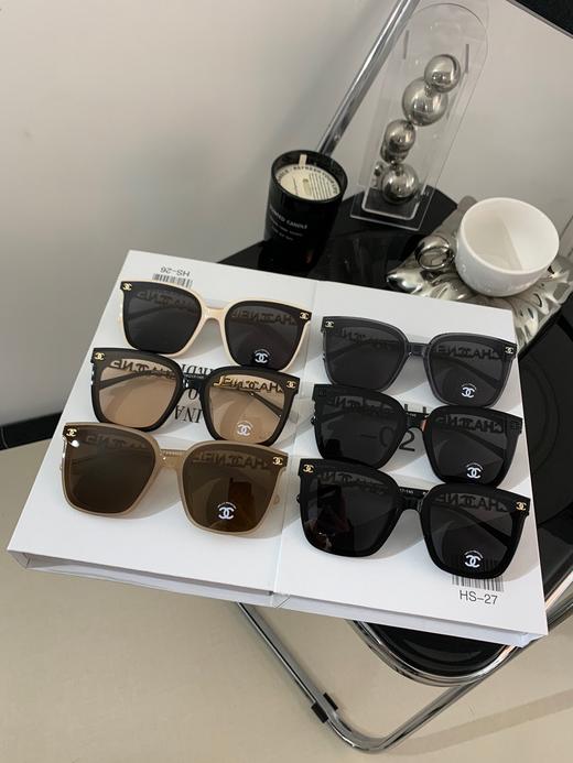 香家 墨镜太阳镜 CH0754 独家首发 :66口17-145 方框镜片延伸双c点缀 素颜神器 开挂新品小红书推荐 商品图7